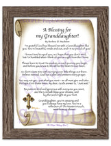 A Blessing for My Granddaughter! (child-adult) - Gifts for Granddaughter - PurpleWishingGate.com