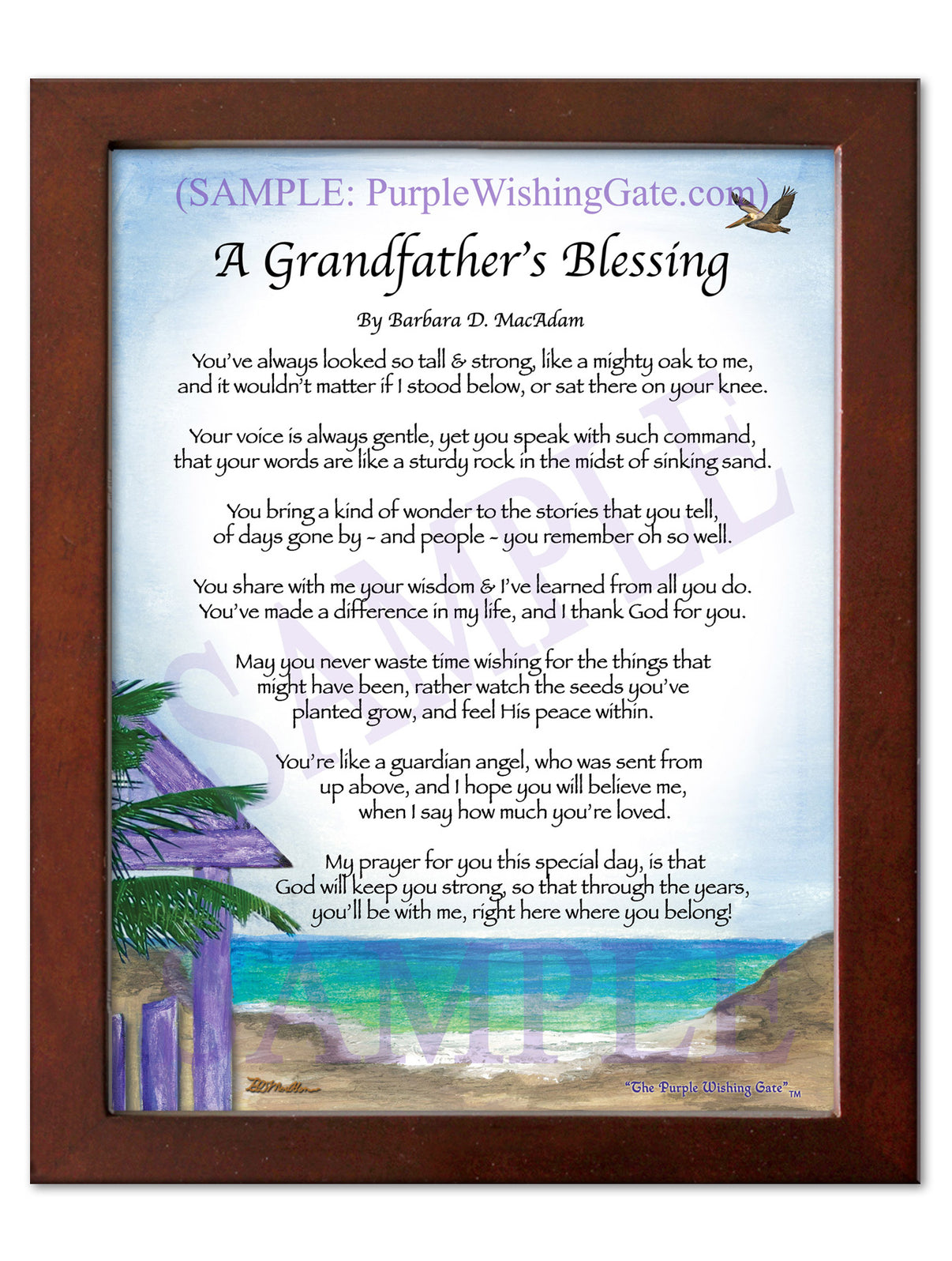 A Grandfather's Blessing - Grandfather's Gift - PurpleWishingGate.com