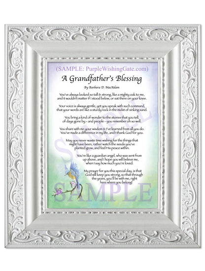 A Grandfather's Blessing - Grandfather's Gift - PurpleWishingGate.com