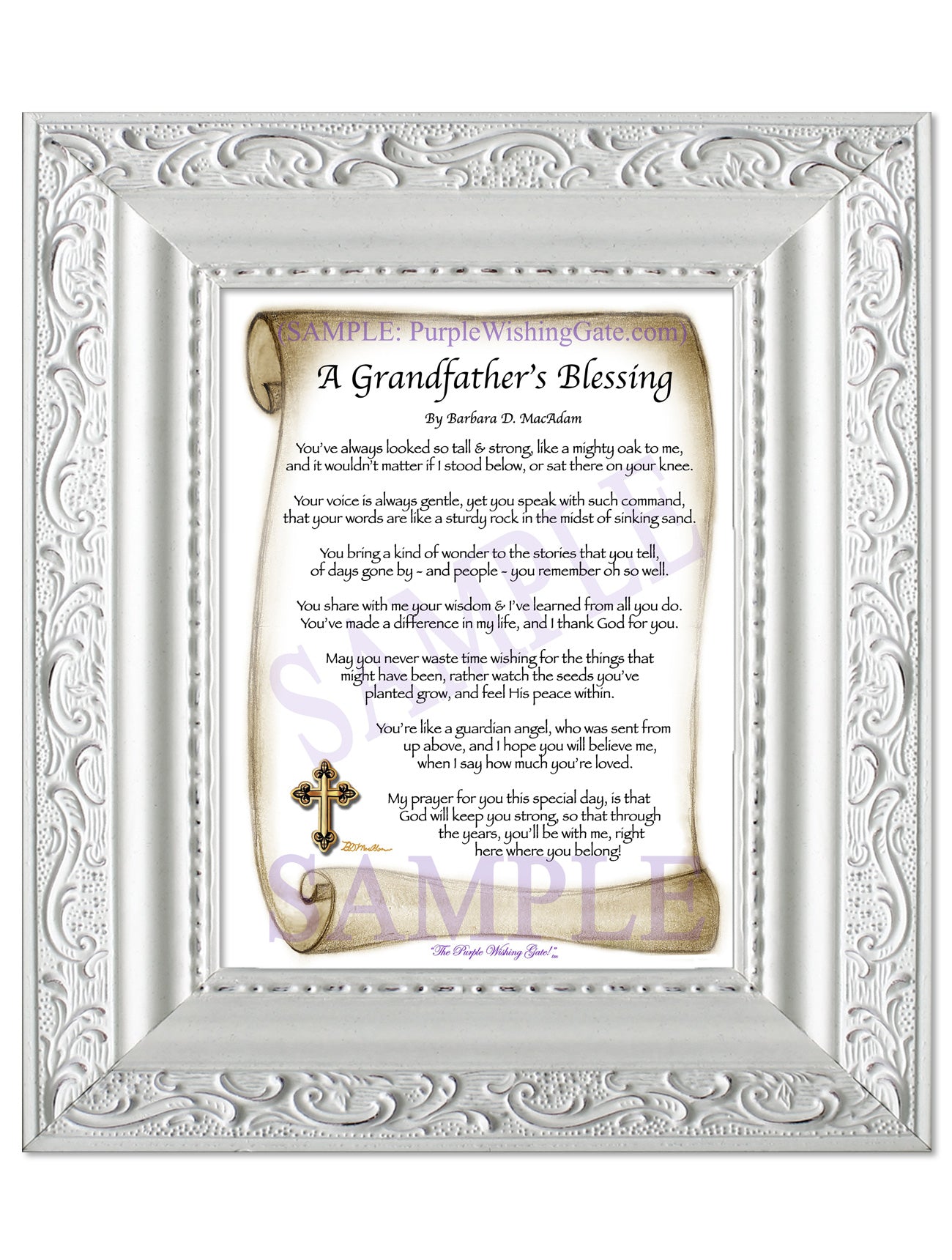 A Grandfather's Blessing - Grandfather's Gift - PurpleWishingGate.com