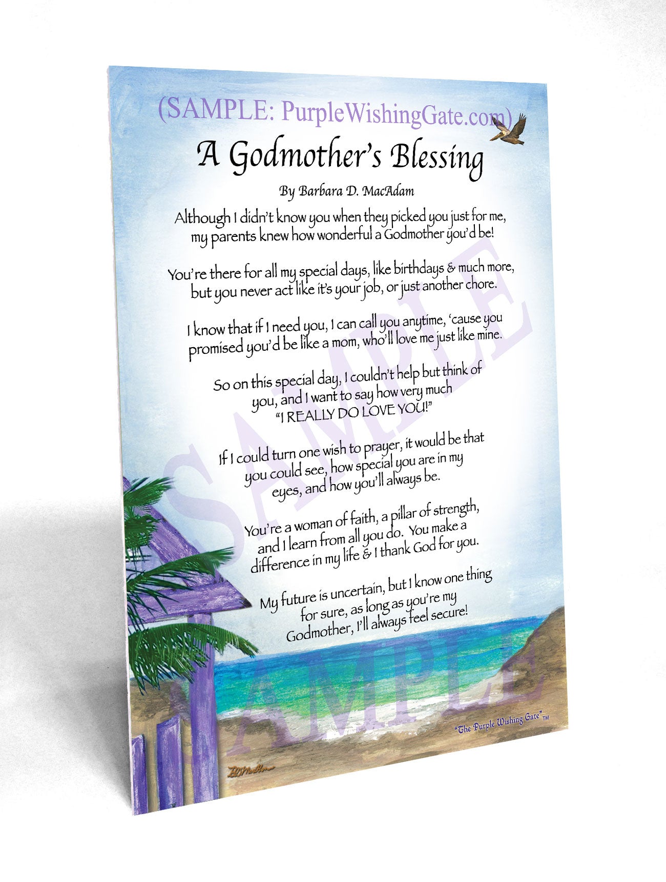 A Godmother's Blessing - Gifts for Godmother - PurpleWishingGate.com