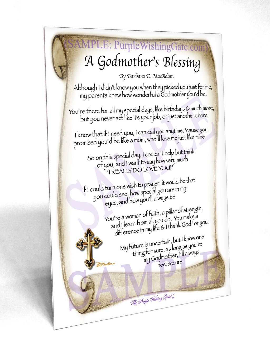 A Godmother's Blessing - Gifts for Godmother - PurpleWishingGate.com