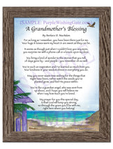 A Grandmother's Blessing - Gifts for Grandmother - PurpleWishingGate.com