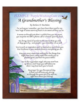 A Grandmother's Blessing - Gifts for Grandmother - PurpleWishingGate.com