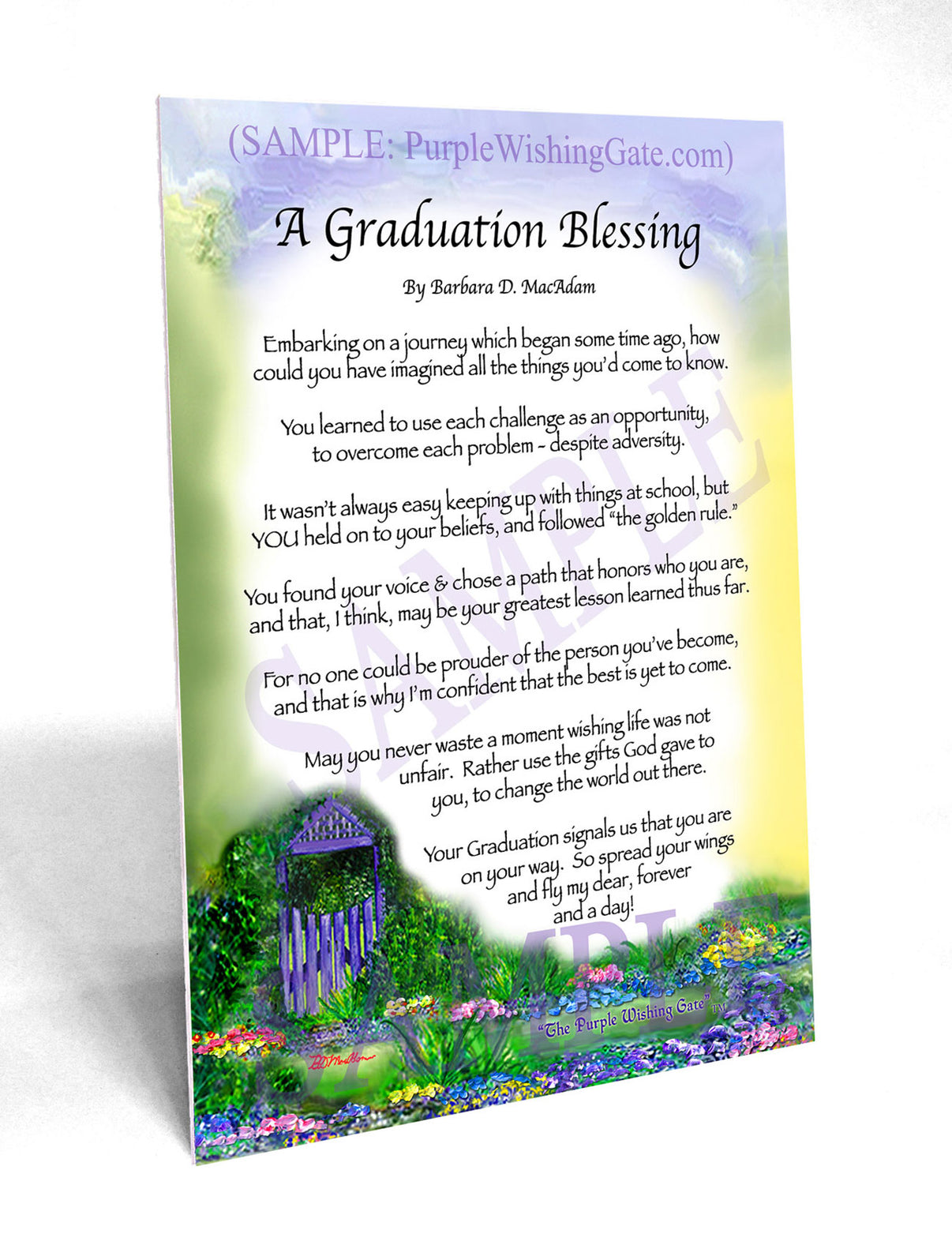 A Graduation Blessing - Graduation Gift - PurpleWishingGate.com