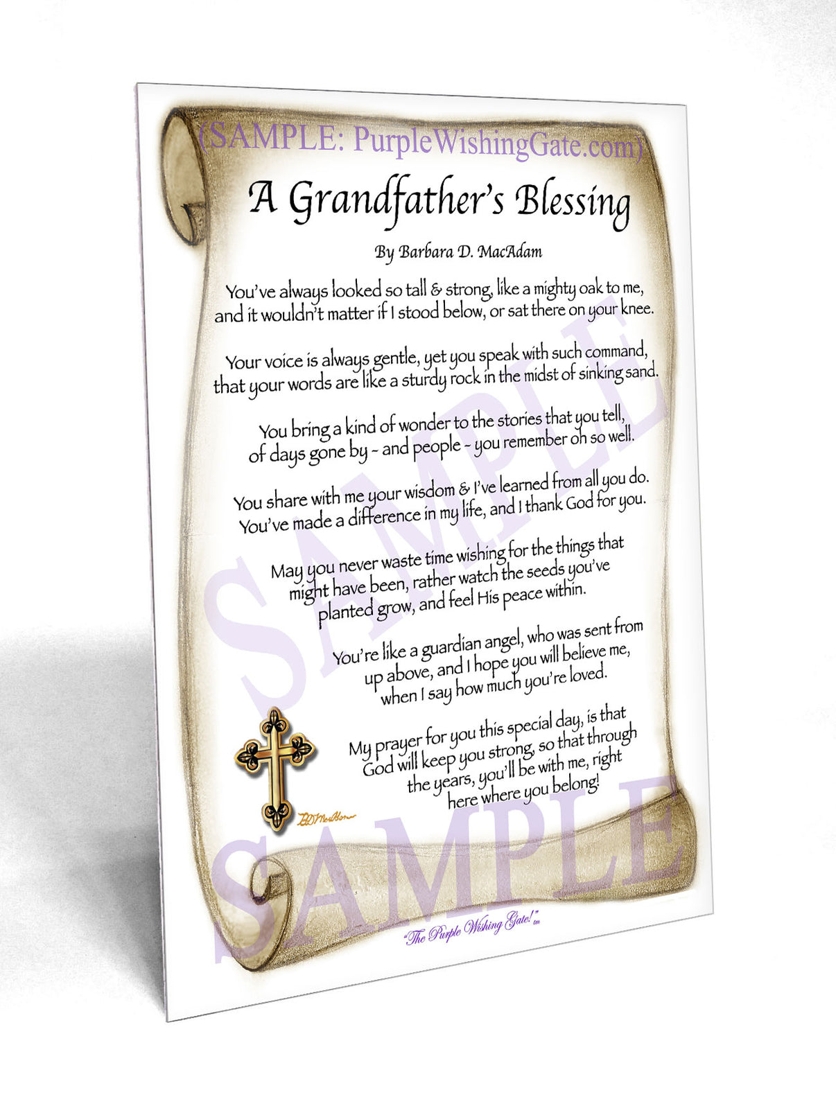 A Grandfather's Blessing - Grandfather's Gift - PurpleWishingGate.com