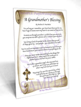 A Grandmother's Blessing - Gifts for Grandmother - PurpleWishingGate.com