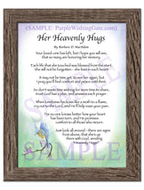 Her Heavenly Hugs - Sympathy Gift - PurpleWishingGate.com