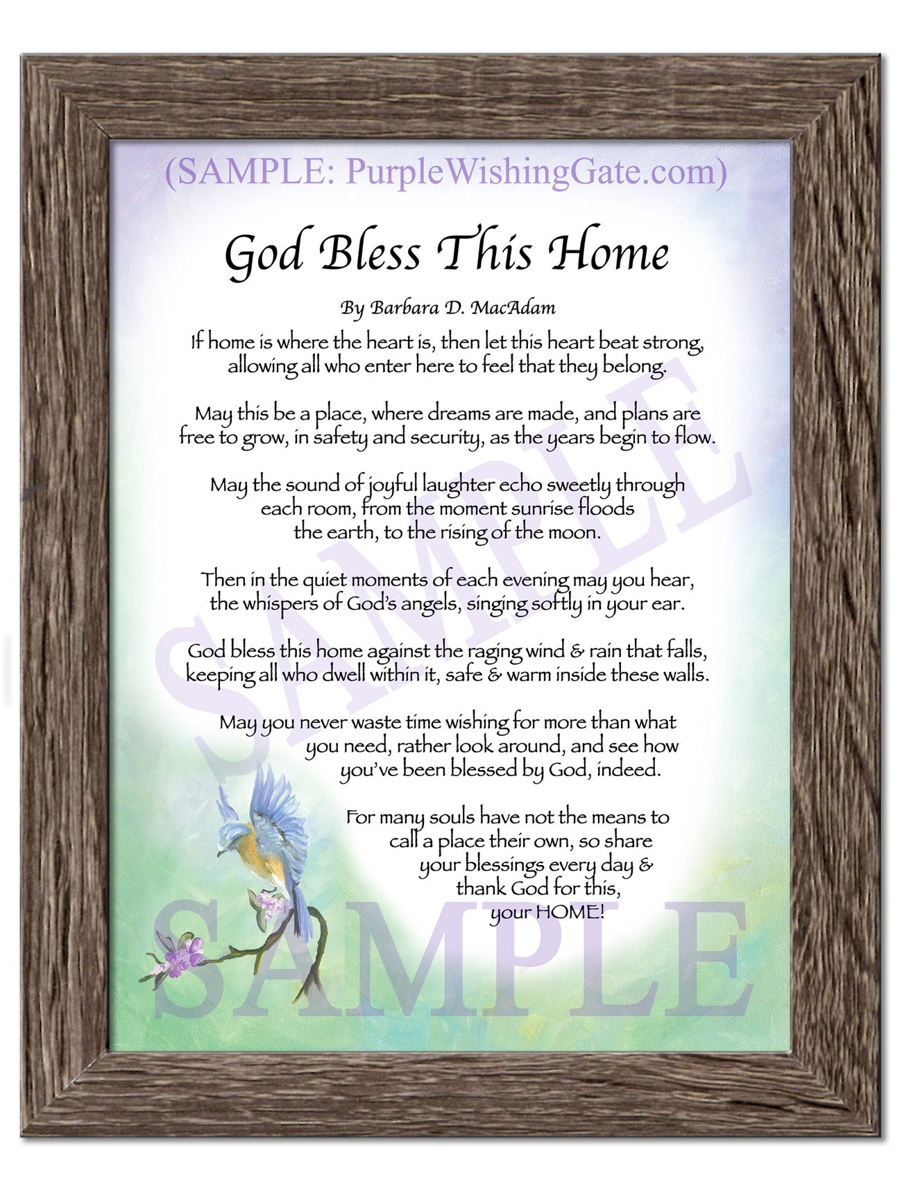 God Bless This Home - House Warming Gift - PurpleWishingGate.com