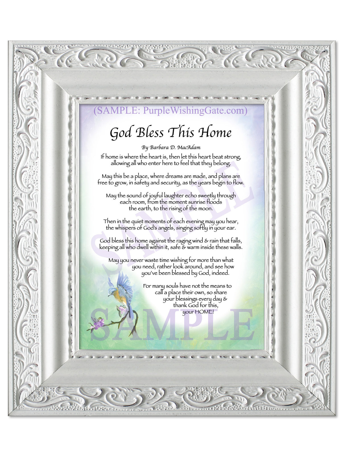 God Bless This Home - House Warming Gift - PurpleWishingGate.com