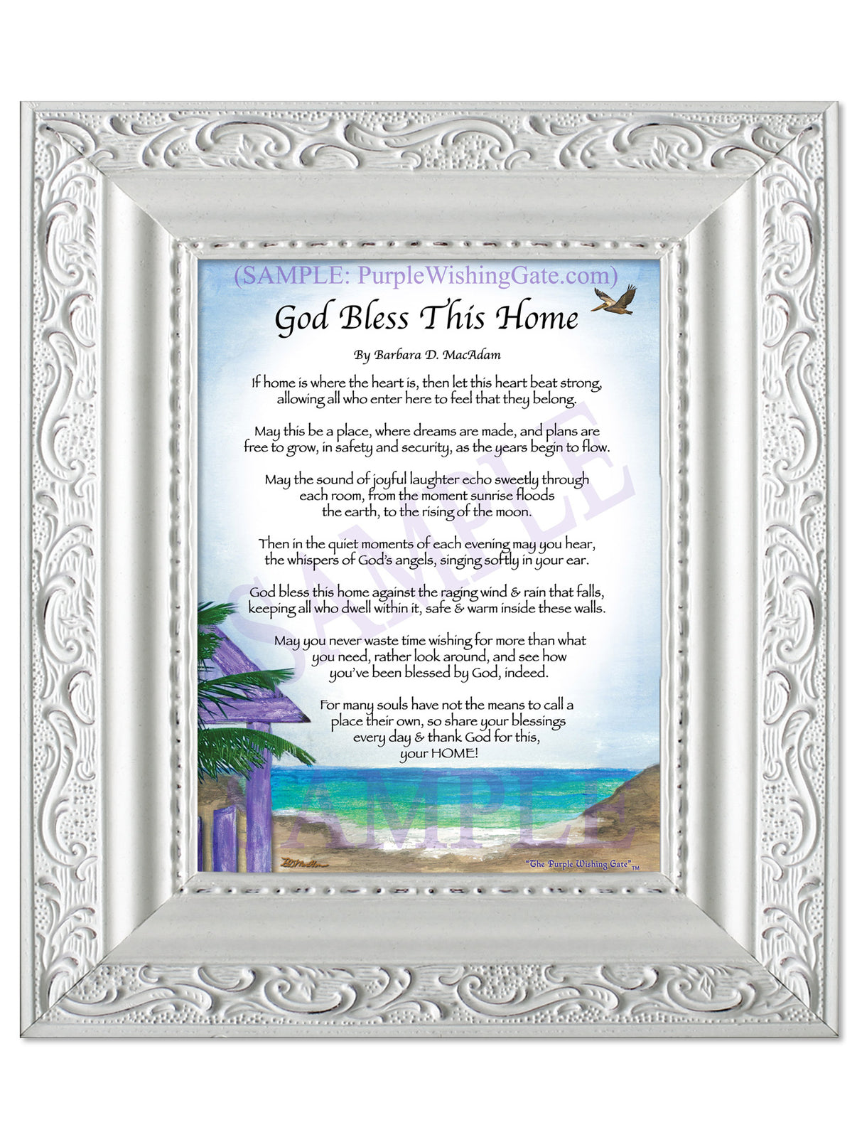 God Bless This Home - House Warming Gift - PurpleWishingGate.com