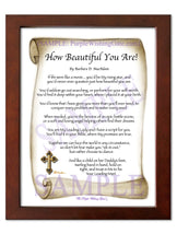 How Beautiful You Are! - Encouragement Gift - PurpleWishingGate.com