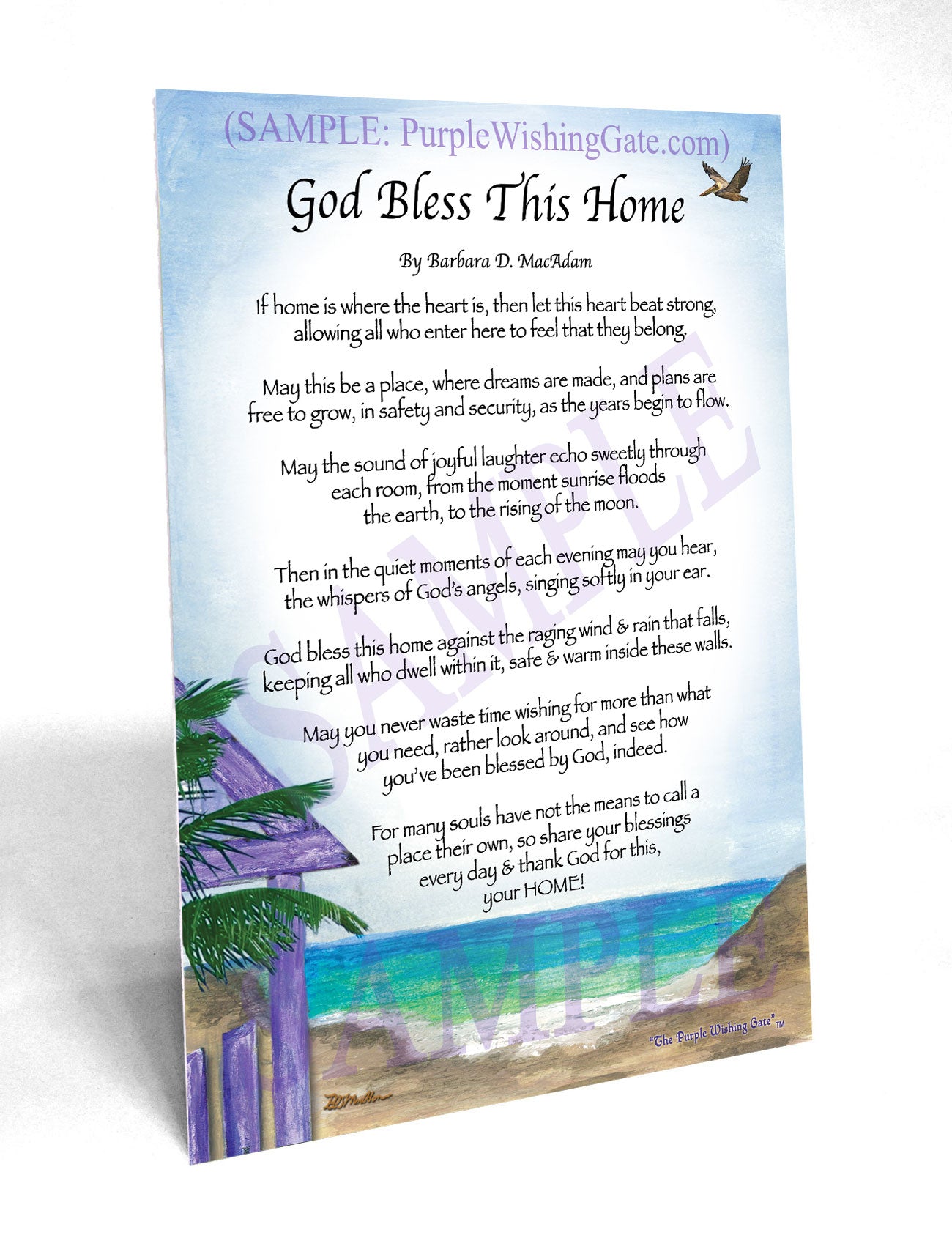 God Bless This Home - House Warming Gift - PurpleWishingGate.com