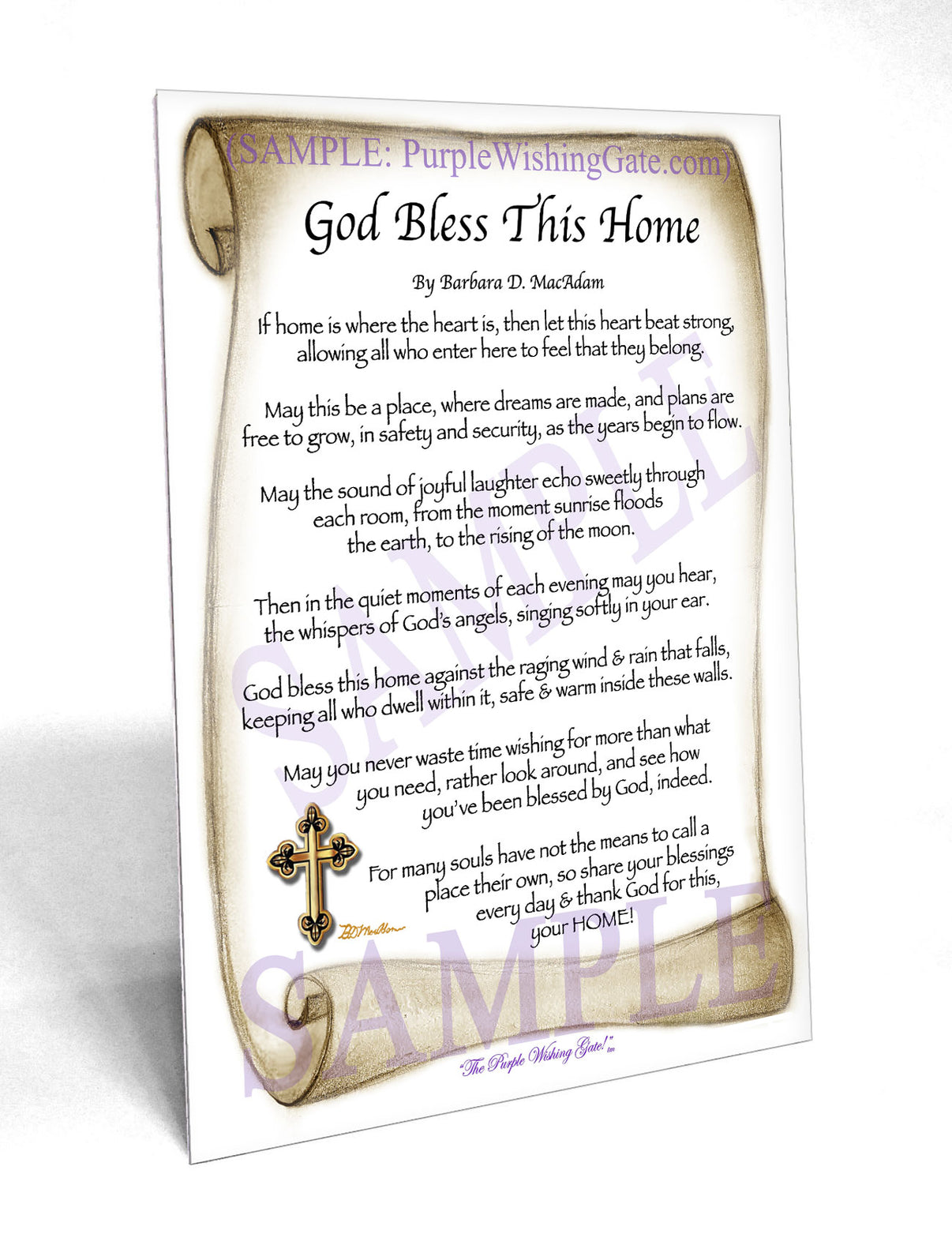 God Bless This Home - House Warming Gift - PurpleWishingGate.com