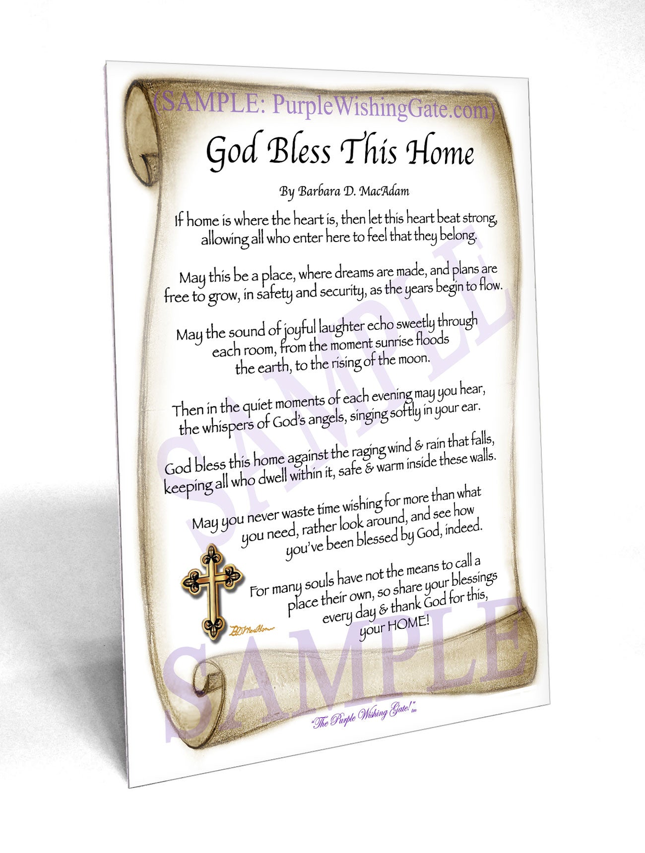 God Bless This Home - House Warming Gift - PurpleWishingGate.com