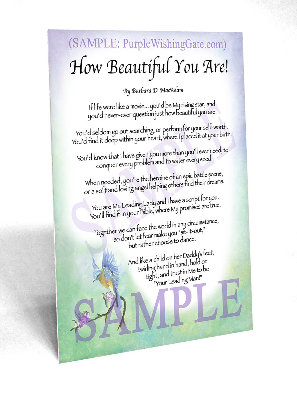 How Beautiful You Are! - Encouragement Gift - PurpleWishingGate.com