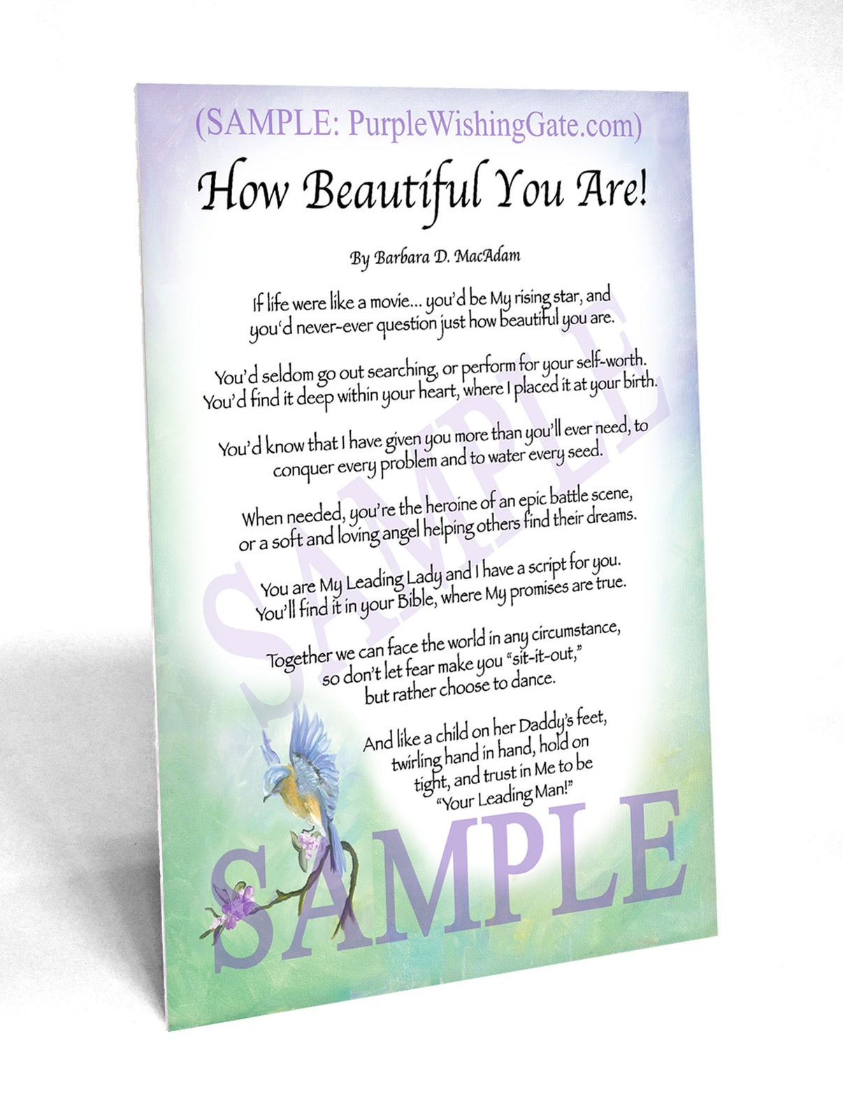 How Beautiful You Are! - Encouragement Gift - PurpleWishingGate.com