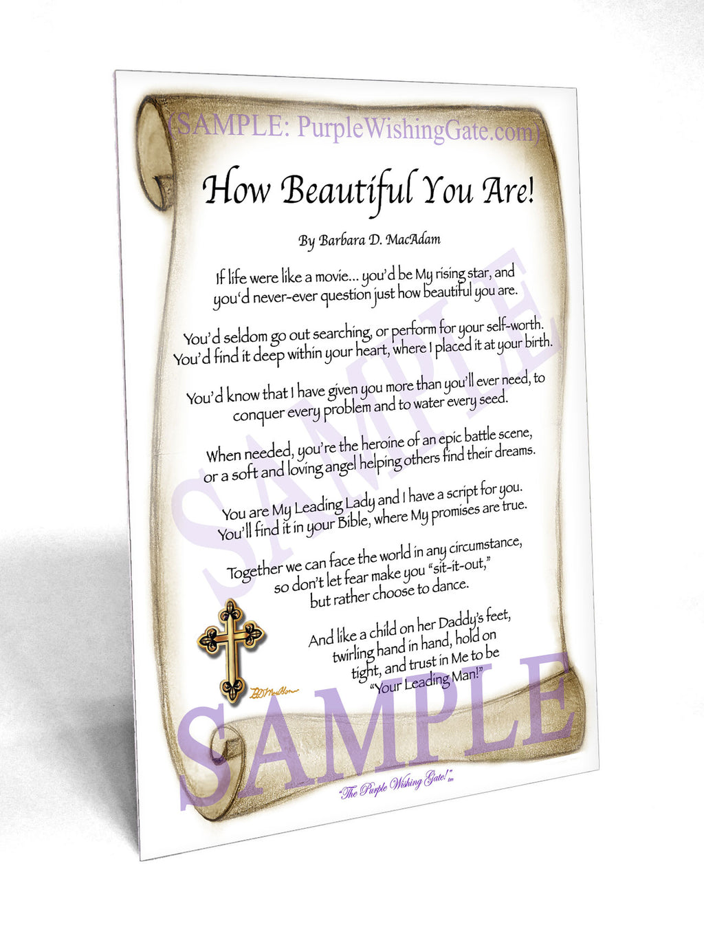 How Beautiful You Are! - Encouragement Gift - PurpleWishingGate.com