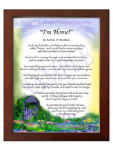 "I'm Home!" - Memorial Gift - PurpleWishingGate.com