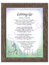 Letting Go - Encouragement Gift - PurpleWishingGate.com