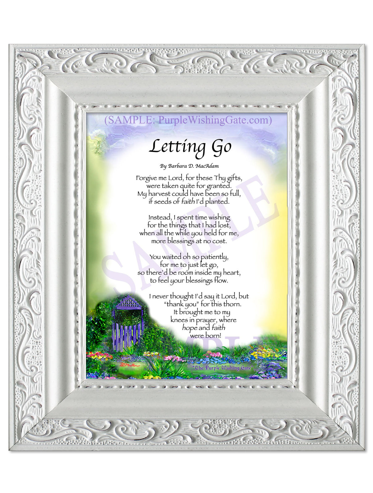 Letting Go - Encouragement Gift - PurpleWishingGate.com