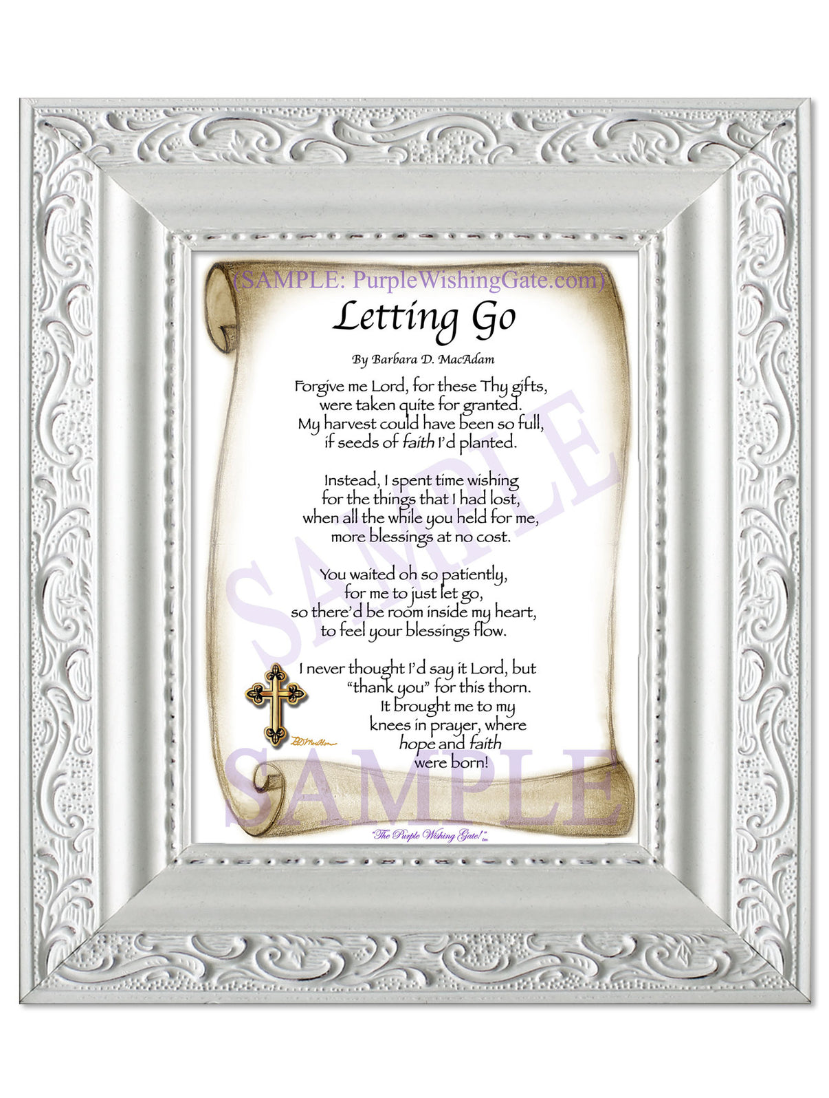 Letting Go - Encouragement Gift - PurpleWishingGate.com
