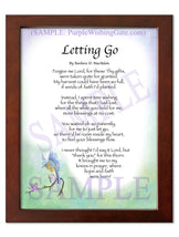 Letting Go - Encouragement Gift - PurpleWishingGate.com