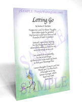 Letting Go - Encouragement Gift - PurpleWishingGate.com