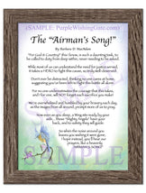 The Airman's Song! - Military Gift - PurpleWishingGate.com