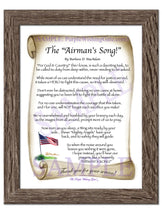 The Airman's Song! - Military Gift - PurpleWishingGate.com