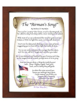 The Airman's Song! - Military Gift - PurpleWishingGate.com