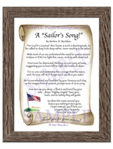 A Sailor's Song! - Military Gift - PurpleWishingGate.com