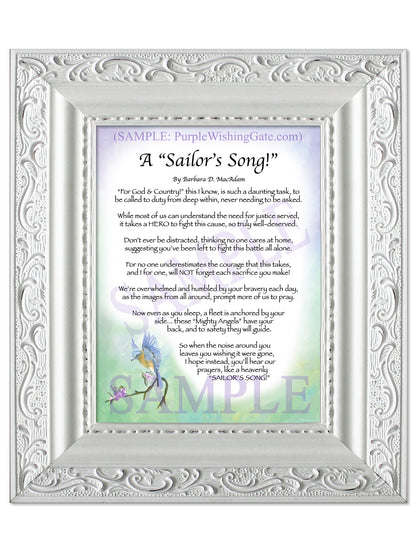 A Sailor's Song! - Military Gift - PurpleWishingGate.com