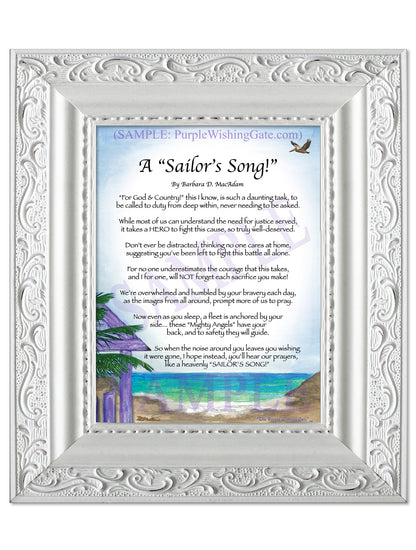 A Sailor's Song! - Military Gift - PurpleWishingGate.com