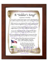 A Soldier's Song! - Military Gift - PurpleWishingGate.com