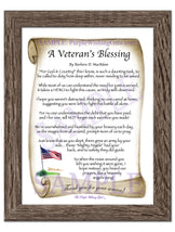 A Veteran's Blessing - Military Gift - PurpleWishingGate.com