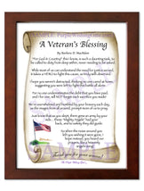 A Veteran's Blessing - Military Gift - PurpleWishingGate.com