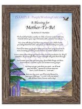 A Blessing for Mother-To-Be! - Gifts for Mom-Mother - PurpleWishingGate.com