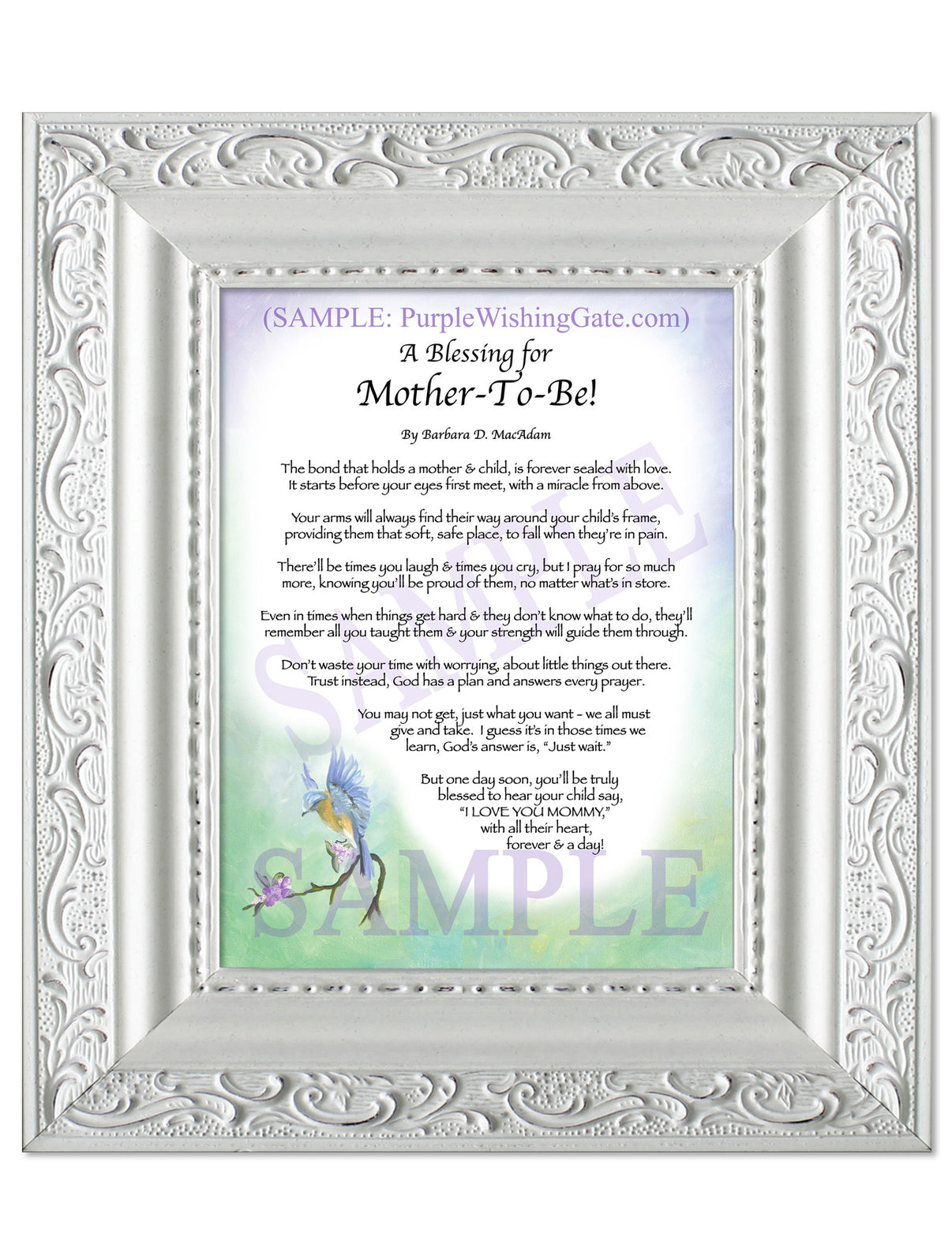 A Blessing for Mother-To-Be! - Gifts for Mom-Mother - PurpleWishingGate.com