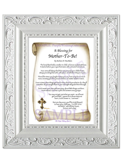 A Blessing for Mother-To-Be! - Gifts for Mom-Mother - PurpleWishingGate.com