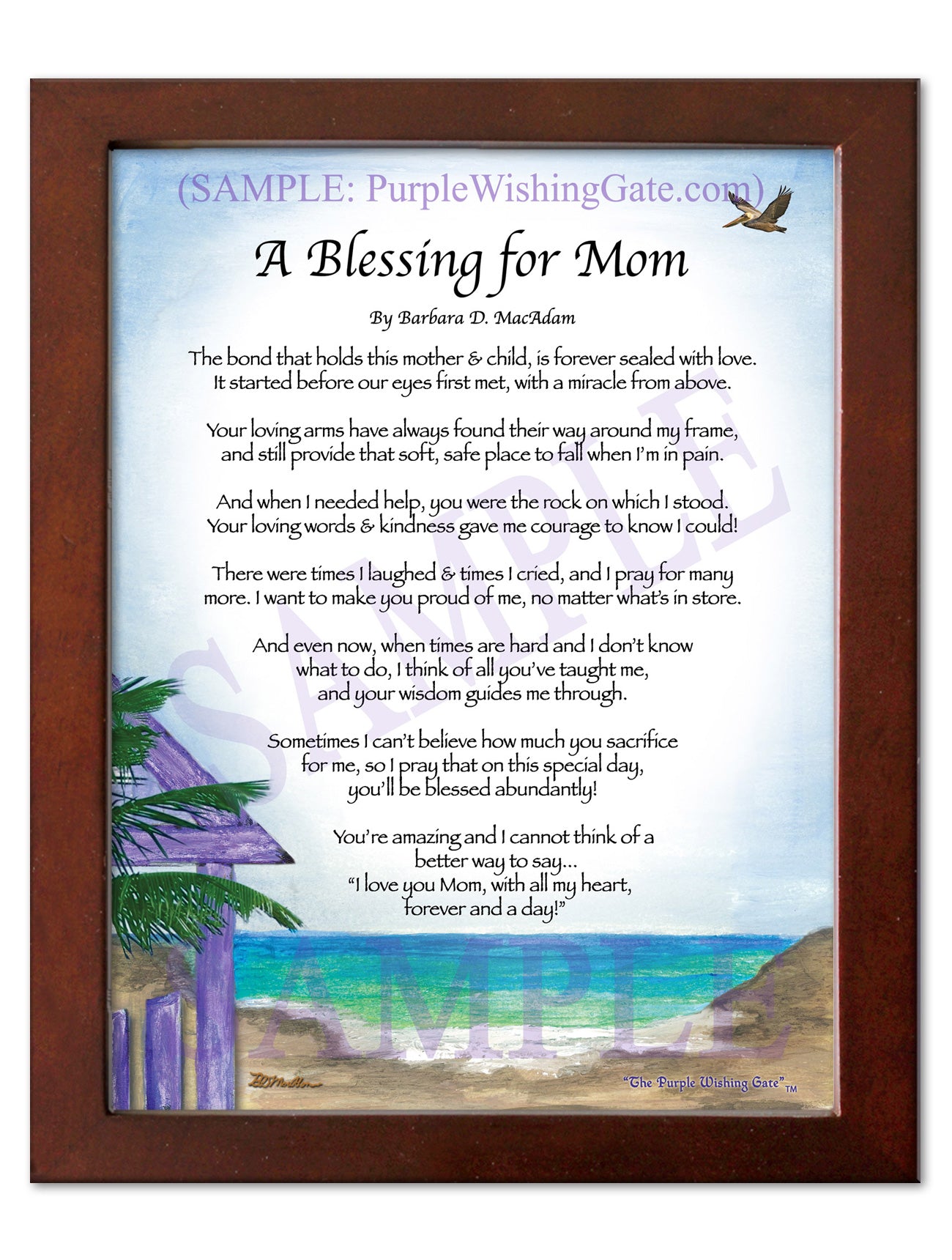 A Blessing for Mom - Gifts for Mom-Mother - PurpleWishingGate.com