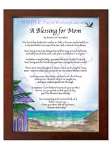 A Blessing for Mom - Gifts for Mom-Mother - PurpleWishingGate.com