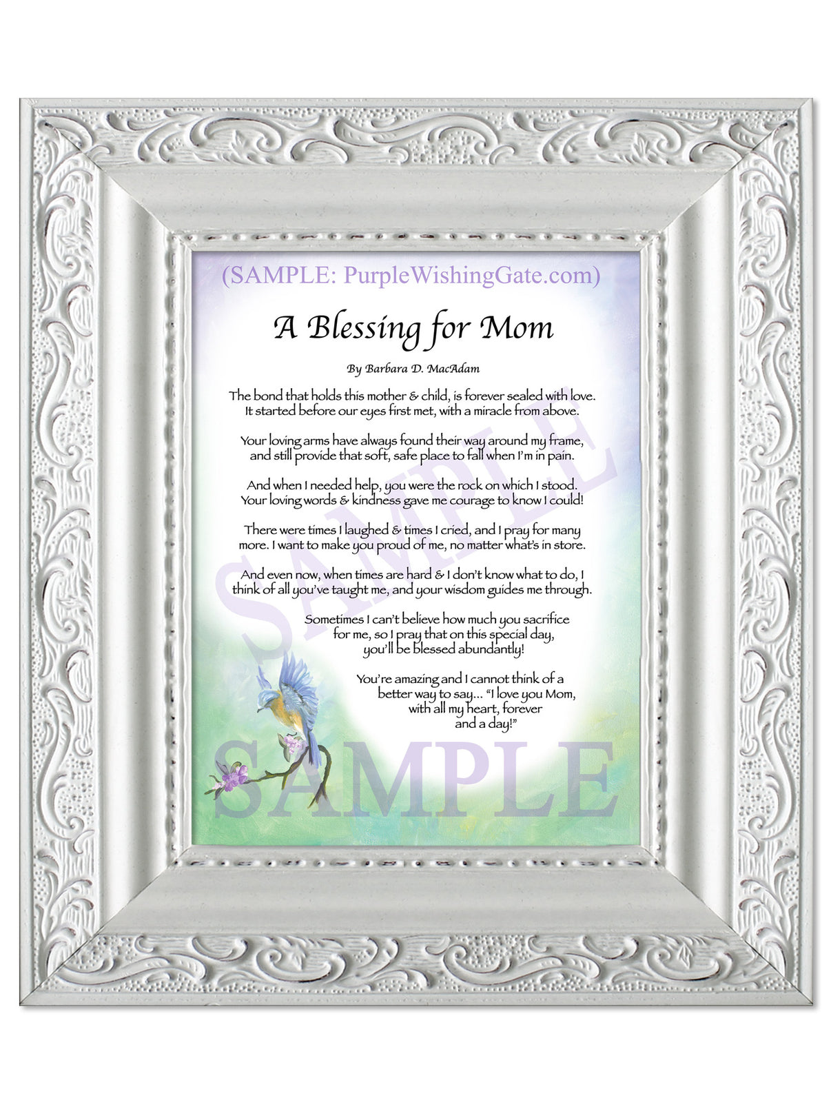 A Blessing for Mom - Gifts for Mom-Mother - PurpleWishingGate.com