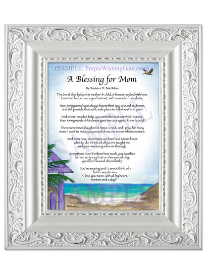 A Blessing for Mom - Gifts for Mom-Mother - PurpleWishingGate.com