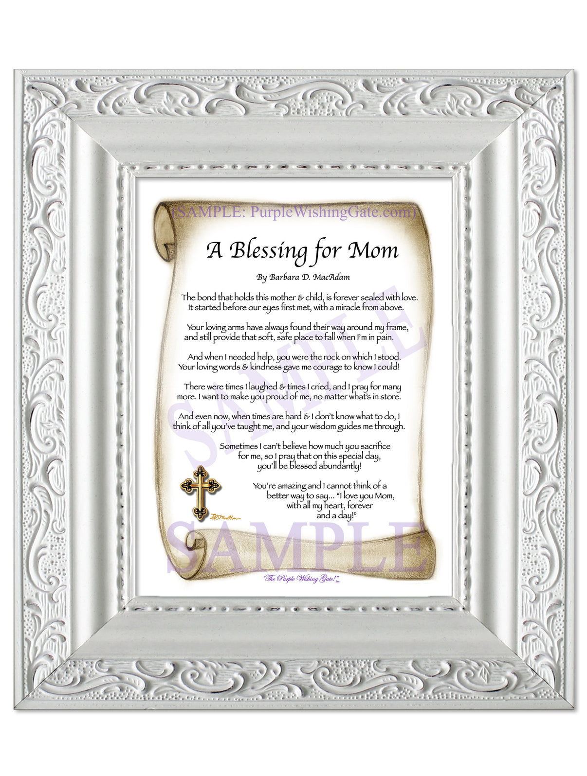 A Blessing for Mom - Gifts for Mom-Mother - PurpleWishingGate.com