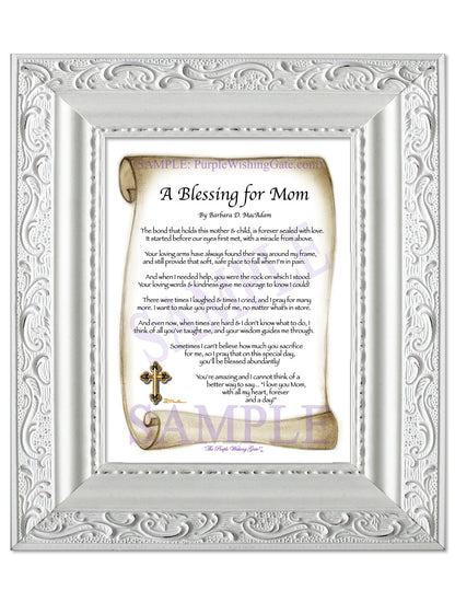 A Blessing for Mom - Gifts for Mom-Mother - PurpleWishingGate.com