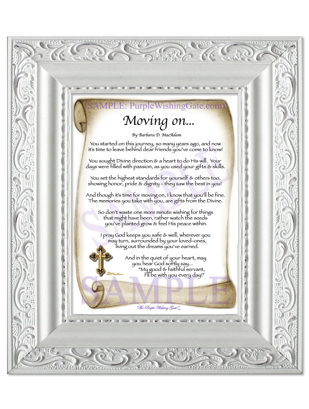 Moving On... - Retirement Gift - PurpleWishingGate.com