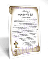 A Blessing for Mother-To-Be! - Gifts for Mom-Mother - PurpleWishingGate.com
