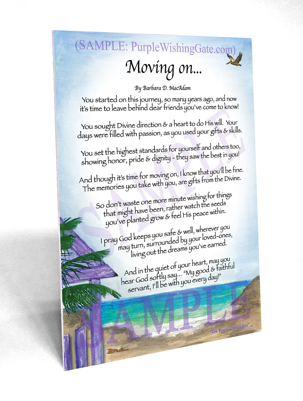 Moving On... - Retirement Gift - PurpleWishingGate.com