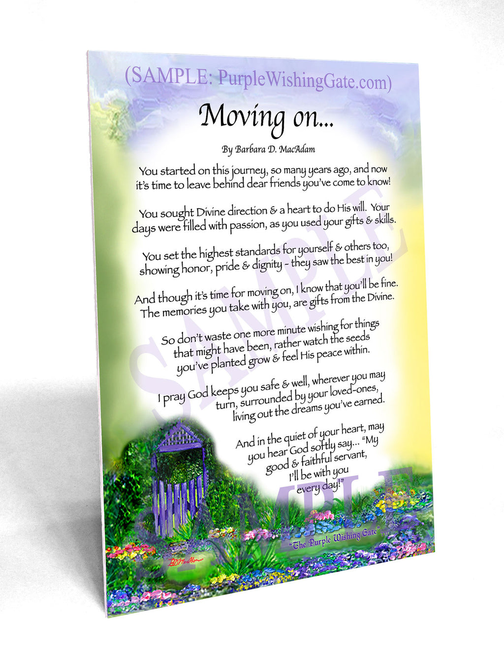 Moving On... - Retirement Gift - PurpleWishingGate.com